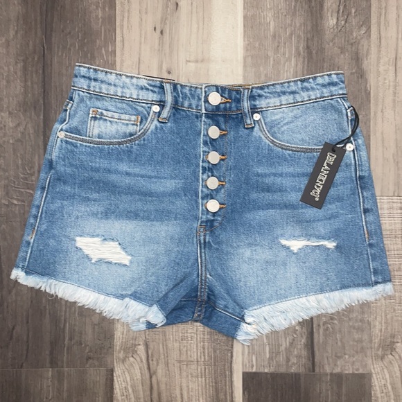 ⭐️ NWT Blank NYC The Barrow Jean Shorts - Picture 3 of 4
